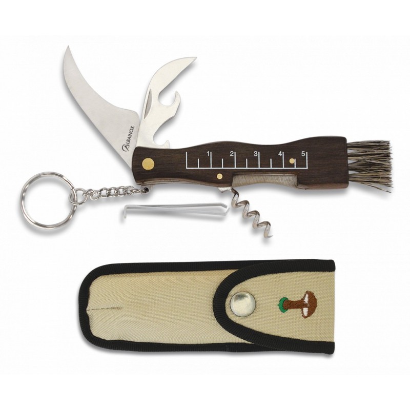 Nož za nabiranje gob z orodjem in etuijem 10592