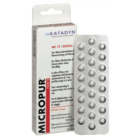 Tablete Katadyn Micropur Forte za dezinfekcijo in konzerviranje vode
