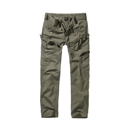 Hlače Adven Slim Fit Olivne