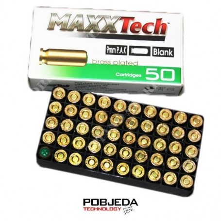 Naboji Slepi 9mm P.A.K. MaxxTech (50 kos)