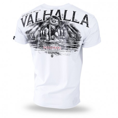 Majica kratek rokav Dobermans Aggressive Valhalla Bela TS204